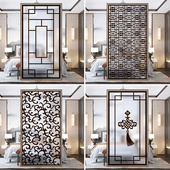 中式 窗花格玻璃贴中国风窗户玻璃贴纸磨砂客厅厨房防窥视窗纸贴膜