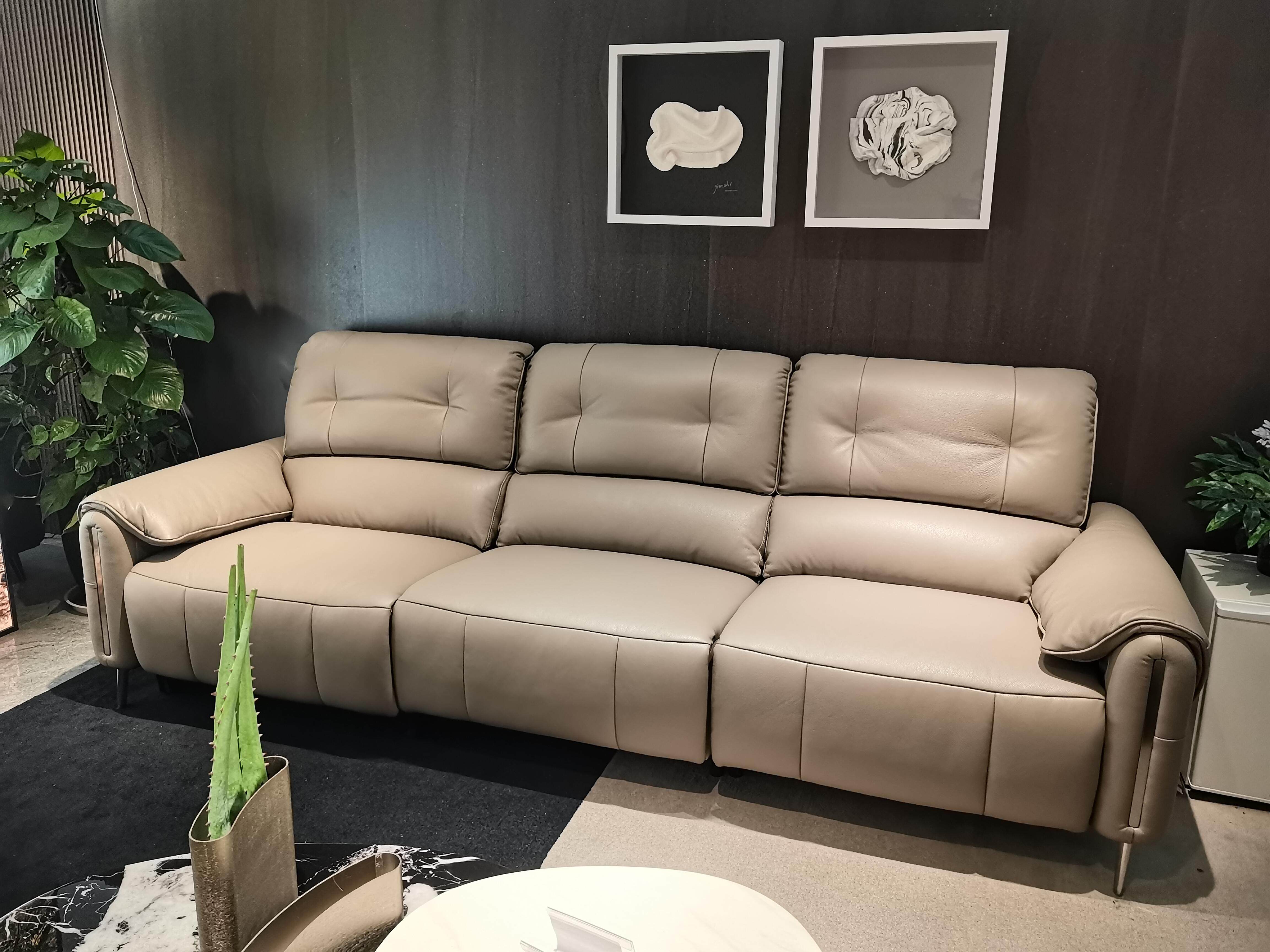 左右沙发zy2767-d云岫真皮沙发实体店代购