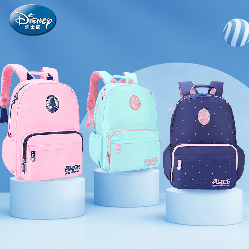 迪士尼儿童书包小学生1-4年级女童轻便护脊减负背包2025新款背包