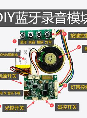 蓝牙模块录音模块灯光控制芯片