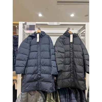 男装秋冬无缝羽绒服大衣长款羽绒服加厚保暖外套459625/470079