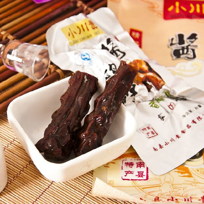 湖南南县特产小川贵酱板鸭脖香辣味 办公室零食 全场满98元包邮