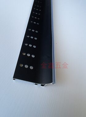 橱柜铝合金专用透气拉手哑黑