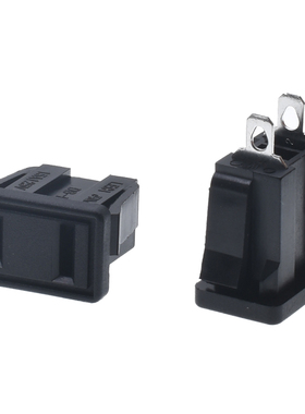 LECI乐磁DB-F-M2美标一大一小脚插座AC电源插座15A 125V 卡式两孔