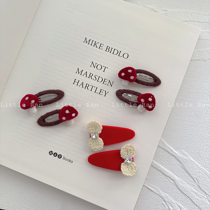 Little Ran 秋冬新款儿童可爱毛毡发夹女童侧边夹宝宝刘海夹发饰,童装/婴儿装/亲子装,发饰,淘宝优惠券,粉丝福利购,淘宝优惠卷