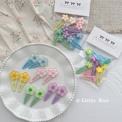 Little Ran儿童发饰可爱卡通bb夹女童侧边刘海夹碎发夹宝宝发卡
