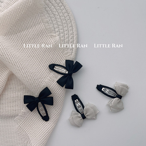 LittleRan韩版蝴蝴蝶结发夹