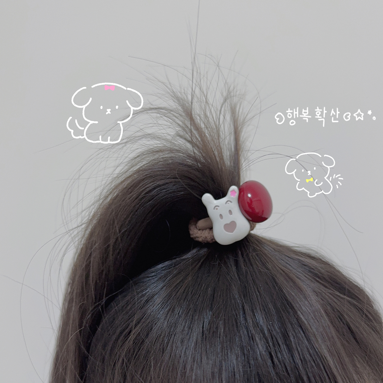 Little Ran儿童发饰可爱卡通发圈女童宝宝扎头发皮筋头绳发饰