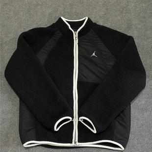 Air Jordan 男摇粒绒保暖舒适立领运动休闲夹克外套 DV1584-010