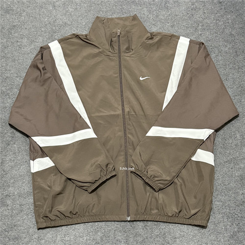 耐克男运动休闲立领梭织夹克外套