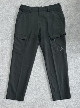 AIR JORDAN 男运动休闲梭织工装透气舒适机能直筒长裤 DZ0543-010