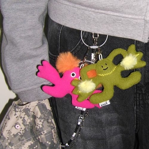 官方正品KAGA【Mood angel】礼物玩偶包毛绒挂件节日钥匙扣元旦