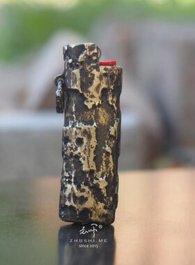 主师银饰出品“蚀”系列BIC一次性打火机外壳手工打磨岁月之痕