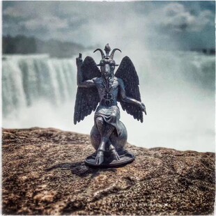 主师银饰成立五周年限量纪念版纯银羊头摆件撒旦月的献礼