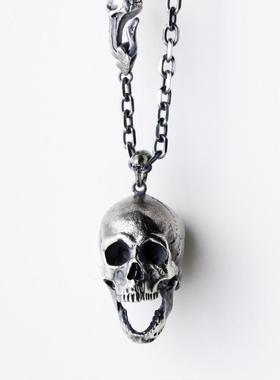 骷髅头吊坠主师925银情侣