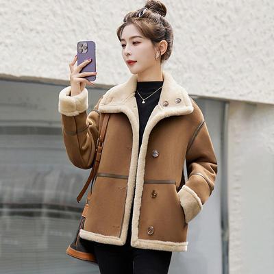羊羔绒外套冬季新款皮草