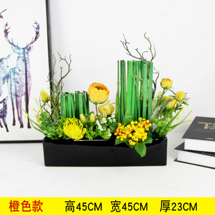 ins仿真花套装餐厅花瓶插花客厅茶几装饰花摆设假花摆件餐桌花u.