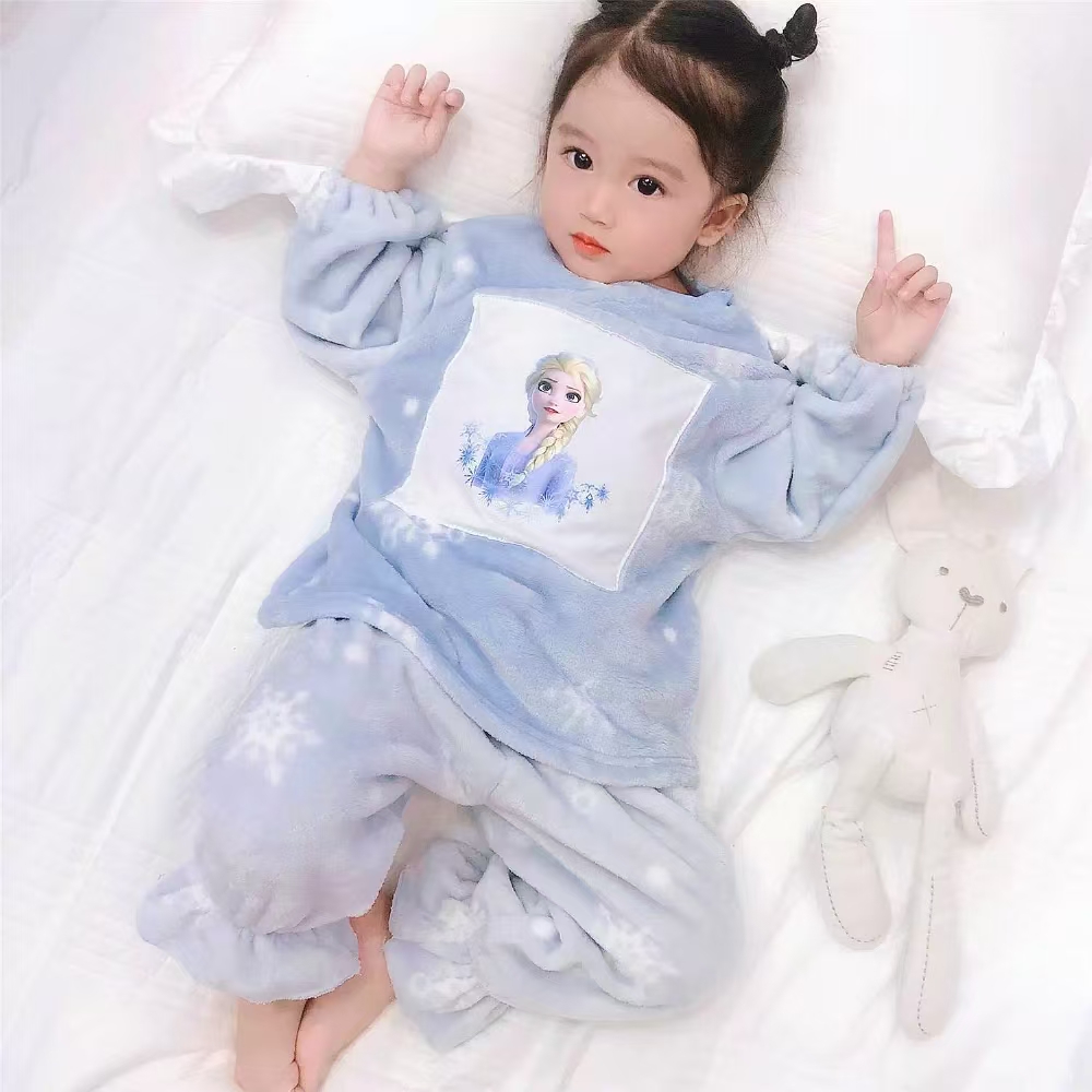 女童爱莎公主家居服睡衣