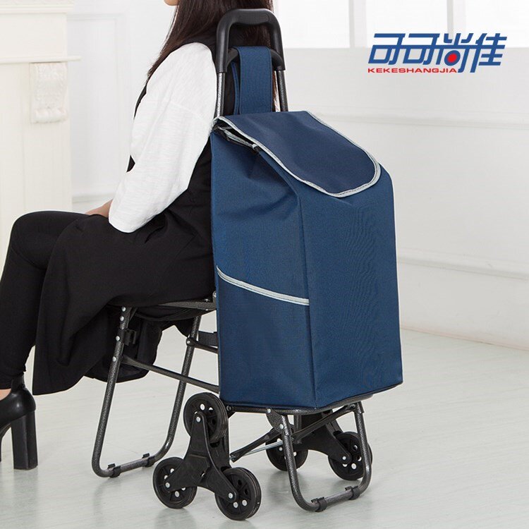 采购产品带椅子的爬楼梯购物车,老人购物推车,小推车,手推车,