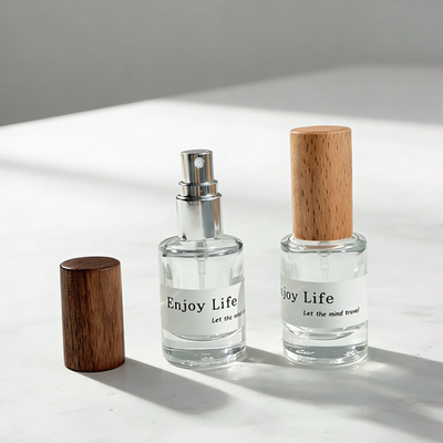 高档玻璃10ml木盖分装瓶