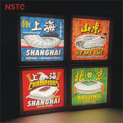 中超球迷主场系列小夜灯氛围灯摆件礼品用品周边国安申花泰山海港
