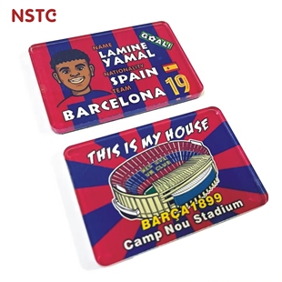【NSTC原创冰箱贴】巴萨亚马尔冰箱贴巴萨周边卡通 球场文创
