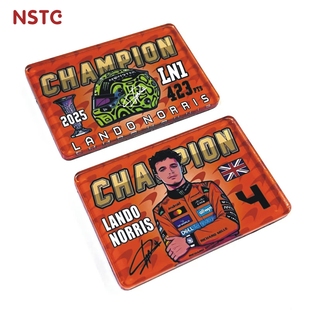 兰多诺里斯F1车手总冠军纪念冰箱贴 一套2个 迈凯伦车队车迷周边