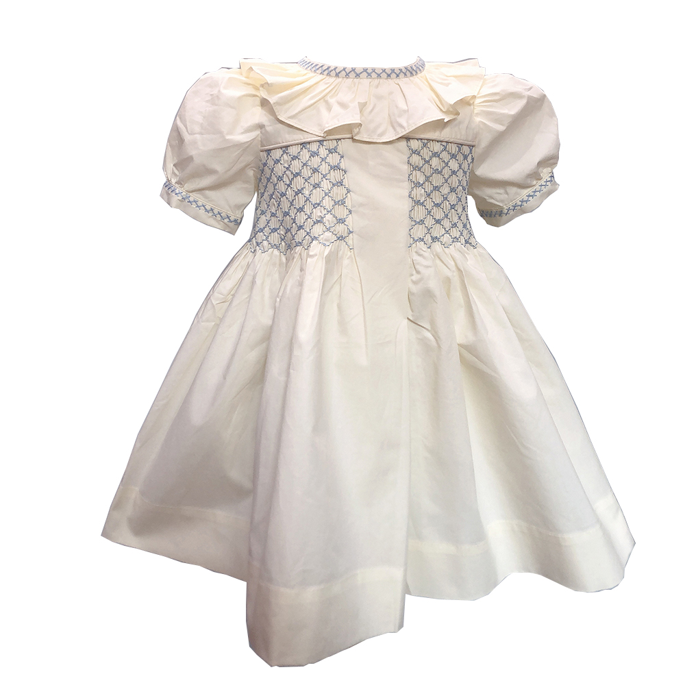 西班牙宫廷风女童手工打揽裙