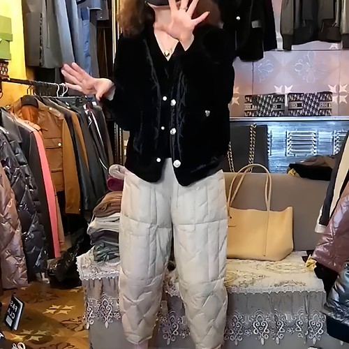 时尚百搭显瘦减龄高级感棉服外套