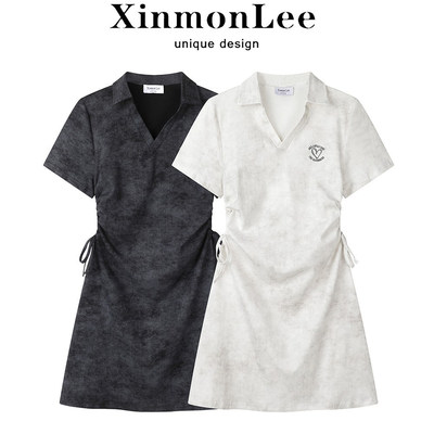XinmonLee设计感扎染PO连