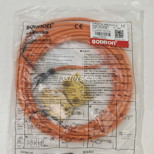 BT36-20BLA2-E1-5L索迪龙SODRON传感器BT36-20BLA2和BT36-MT议价