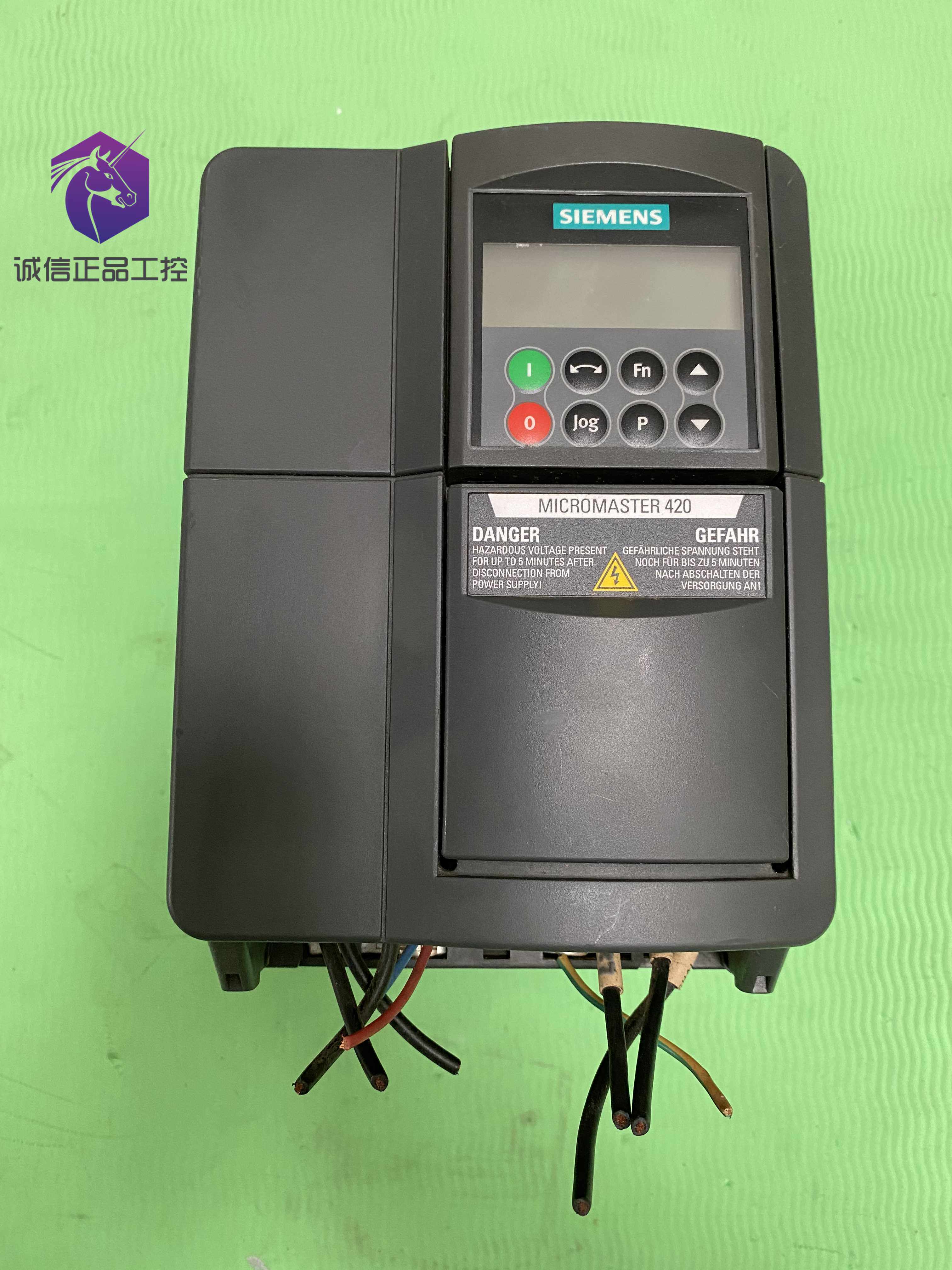 带面板 西门子mm420系列变频器6se6420-2ud24-0ba1 4kw 380v
