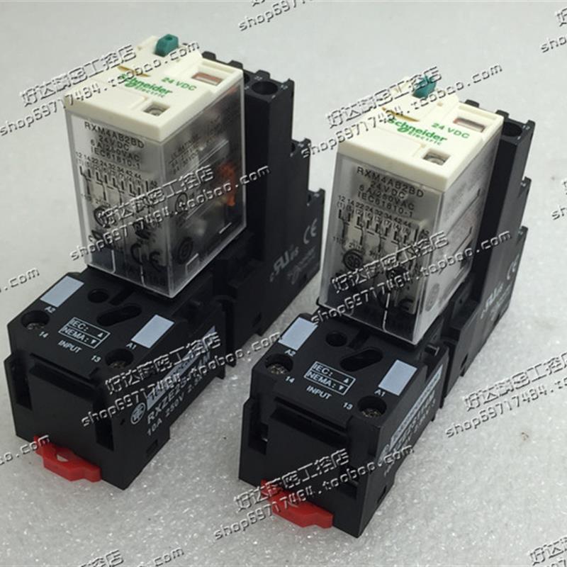原装正品 施耐德Schneider  继电器 RXM4AB2BD+RXZE2S114M 现货
