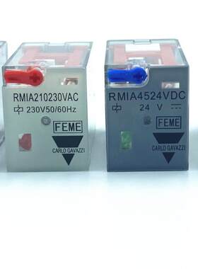 CARLOGAVAZZI中间继电器8脚14脚瑞士佳乐 RMIA4524DC RMIA21024DC