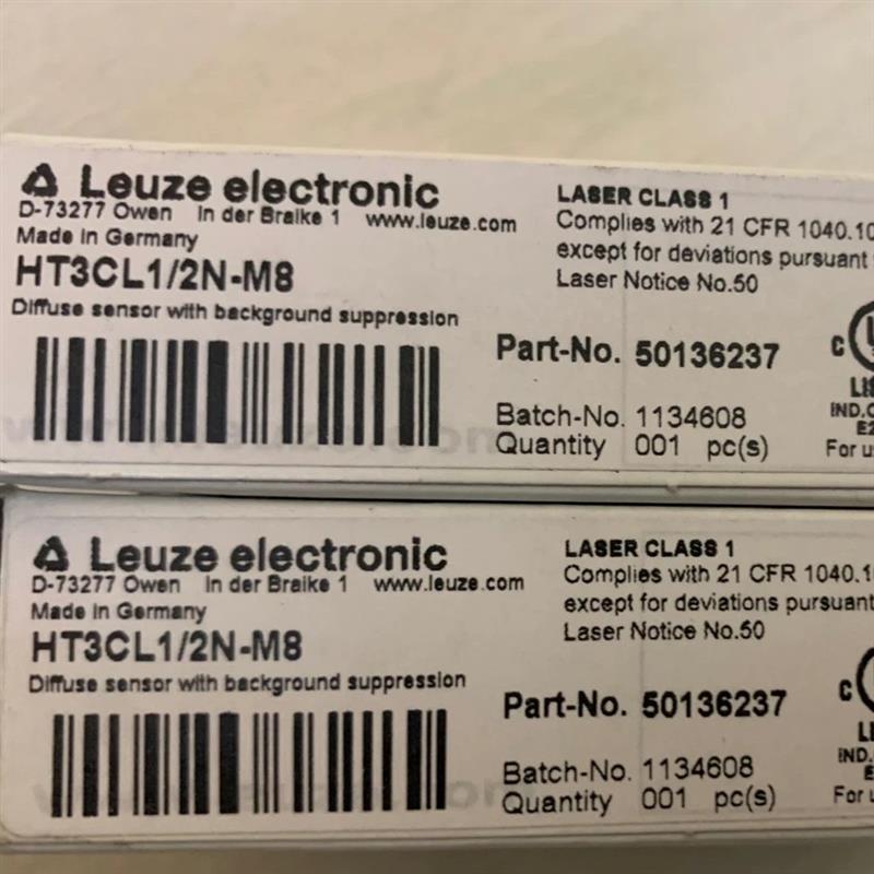 劳易测LEUZE HRTL3B/66-M8停产HT3CL1/2N-M8替代全新原装现货