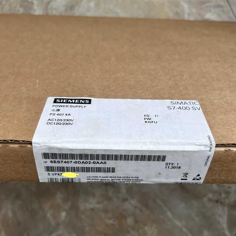 6ES7407-0DA02-0AA0西门子全新原装电源模块6ES7407-0DA02-0AA0