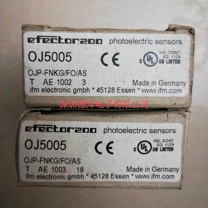 原装德国IFM易福门光电开关OJ5005 OJP-FNKG/FO/AS 现货