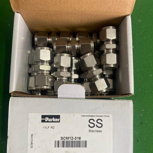 美国PARKER派克双卡套接头SCM12-316不锈钢帕克高压6000PSI