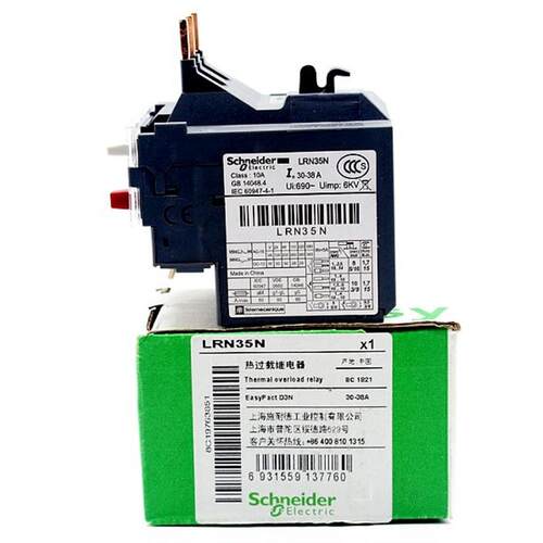 正品施耐德热保护继电器Schneider LRD35KN LRE35N LRN35N 30-38A