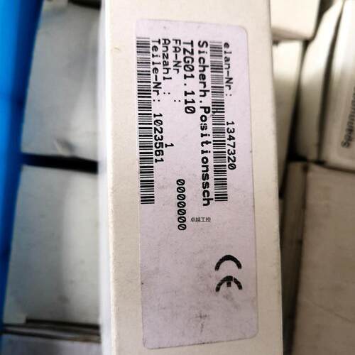 原装德国进口施迈赛安全门开关TZG01.110 IEC947/EN60947 8A/250V