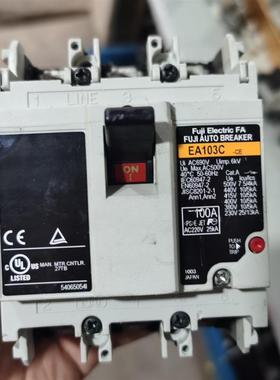 原装富士断路器EA33C EA53C EA63C EA103C 3P 20 30 50 75 100A