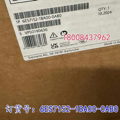 6ES7152-1BA00-0AB0/6ES7152-1AA00-0AB0西门子原装ET200iSP模块
