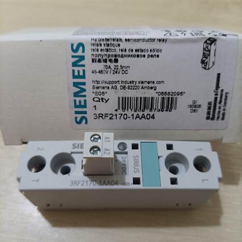 3RF2170-1AA04西门子固态继电器全新原装现货包邮
