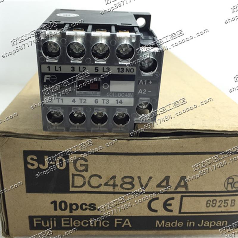 原产进口富士 FUJI Fe 电磁接触器 SJ-0G SJ-OG 3A1B  4A DC48V