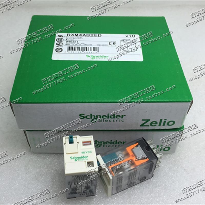原装正品 施耐德Schneider 继电器 RXM4AB2ED DC48V 现货全新
