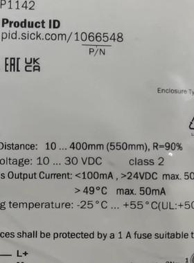 SICK西克光电传感器GR18 GRTE18-P1142全新原装正品1066548