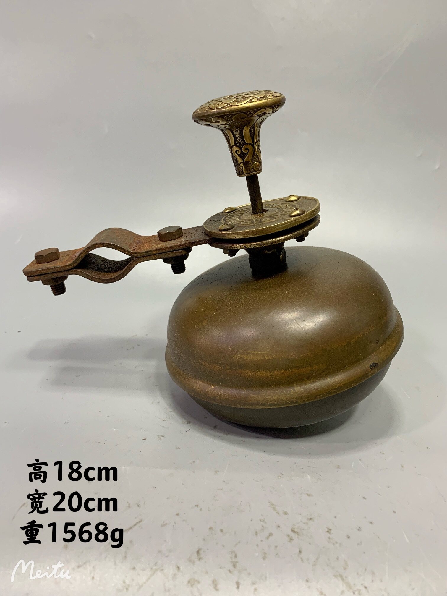 纯铜铃铛古玩仿古铜器收藏老式黄包车发生器按铃装扮工艺礼品挂件