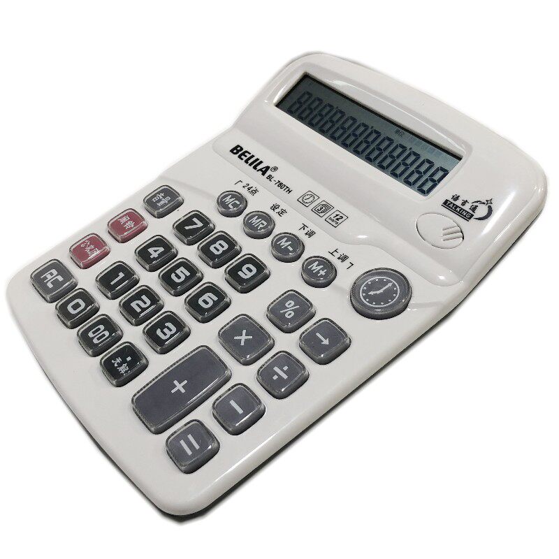 BELILAI|DEXIN 760 전자 계산기 12비트 인간 음성 영구 달력 시계 피아노 컴퓨터 연주
