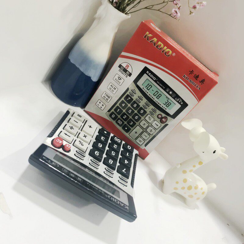 음성 계산기 금융 오피스 메카니컬 키보드 프런트 중형 컴퓨터 첨부 KADIO 8001 TA