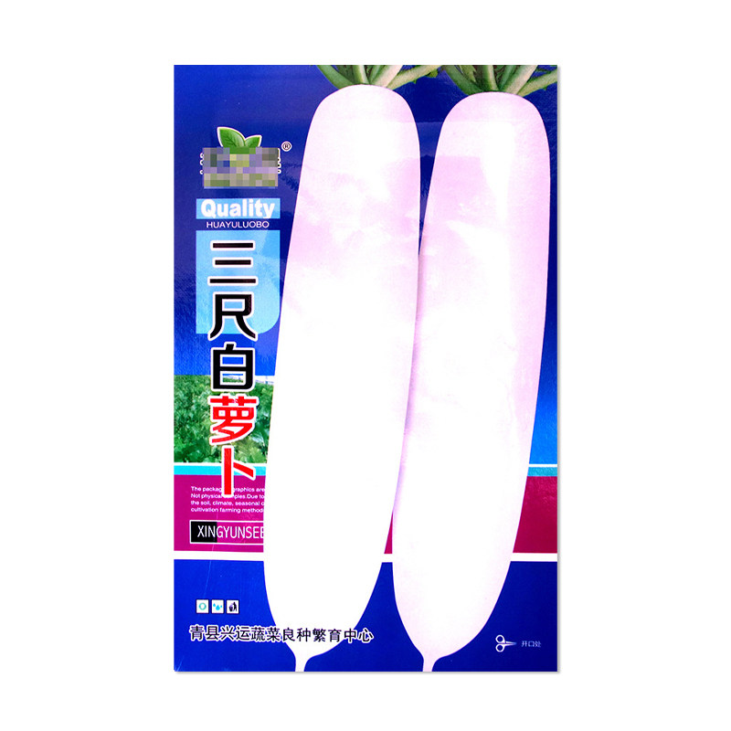 华煜三尺白萝卜种子蔬菜种子